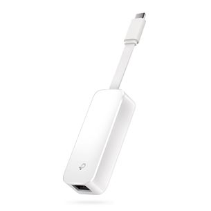 TP-Link UE300C, USB-C -> RJ45 Gigabit Ethernet, valge - Võrguadapter