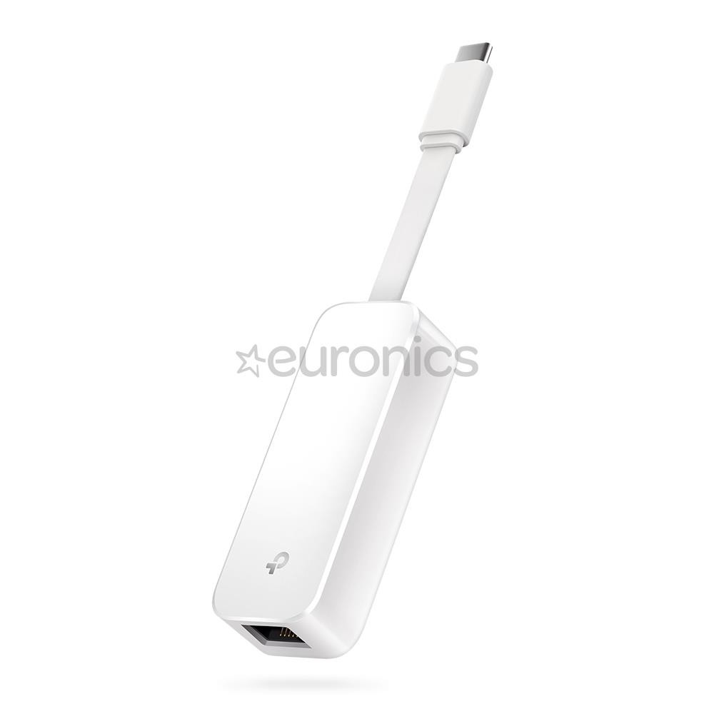 TP-Link UE300C, USB-C -> RJ45 Gigabit Ethernet, белый - Сетевой адаптер