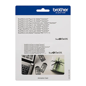 Aktiveerimiskaart ScanNCut Link Plug-in Adobe® Illustrator® CADXSNCLNK1