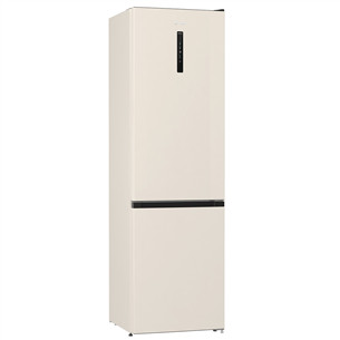 Gorenje, CrispZone, 331 L, height 200 cm, beige - Refrigerator