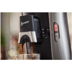 Philips Senseo Select, black/inox - Coffee pod machine