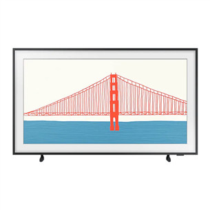 Samsung The Frame QLED 4K UHD, 65'', feet stand, black - TV