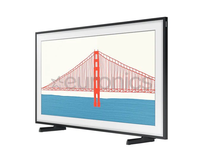Samsung The Frame QLED 4K UHD, 65'', feet stand, black - TV