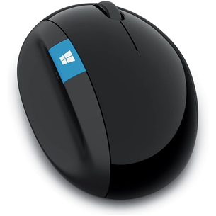 Microsoft Sculpt Ergonomic, black - Wireless Optical Mouse