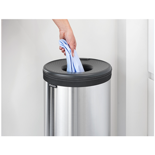 Laundry bin with plastic lid Brabantia 35 L