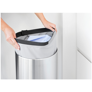 Laundry bin with plastic lid Brabantia 35 L