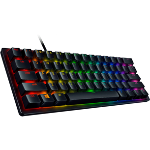 Razer Huntsman Mini Razer Red Switch, SWE, must - Mehaaniline klaviatuur