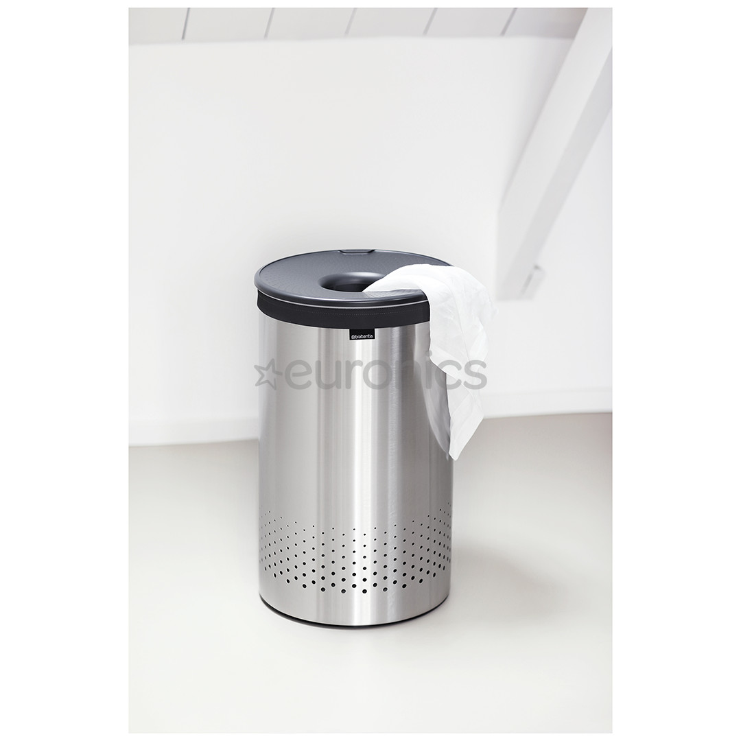 Корзина для белья с пластиковой крышкой Brabantia (60 л)