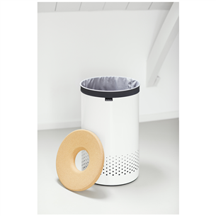 Laundry bin with cork lid Brabantia 60 L