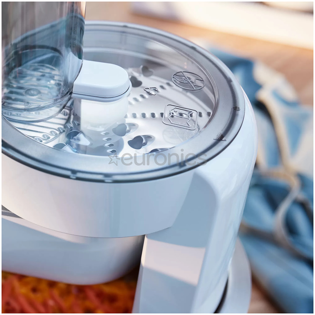 Bosch, 3,8 л/1,25 л, 700 Вт, белый - Кухонный комбайн