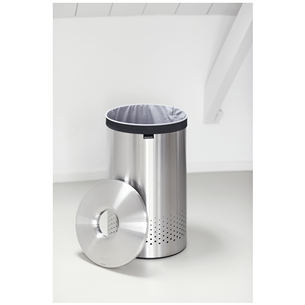 Laundry bin with metal lid Brabantia 60 L