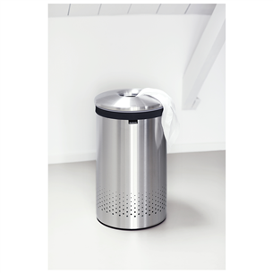 Laundry bin with metal lid Brabantia 60 L