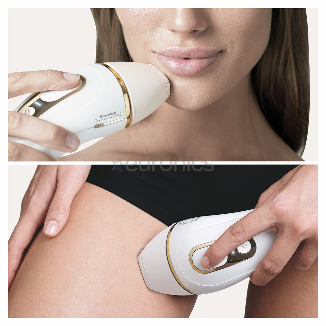 Braun Silk-expert Pro 5, shaver Venus Extra Smooth + pouch, white/gold - IPL Hair Removal