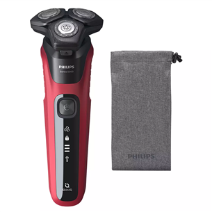 Philips 5000 Wet & Dry, black/red - Shaver