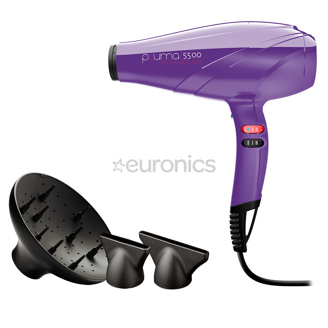GA.MA Pluma 5500 Endurance Ion, 2400 W, violet - Hair dryer