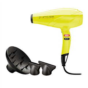 GA.MA Pluma 5500 Endurance Ion, 2400 W, yellow - Hair dryer