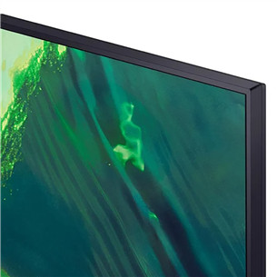 Samsung QLED 4K UHD, 65'', central stand, black - TV