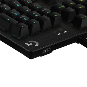 Logitech G512, GX Blue, SWE, must - Mehaaniline klaviatuur