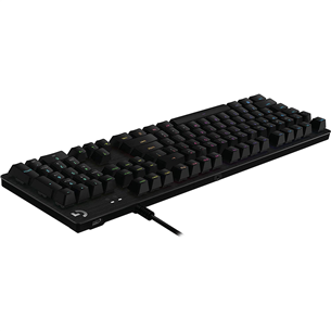 Logitech G513 Carbon Lightsynch, GX Blue, SWE, must - Mehaaniline klaviatuur
