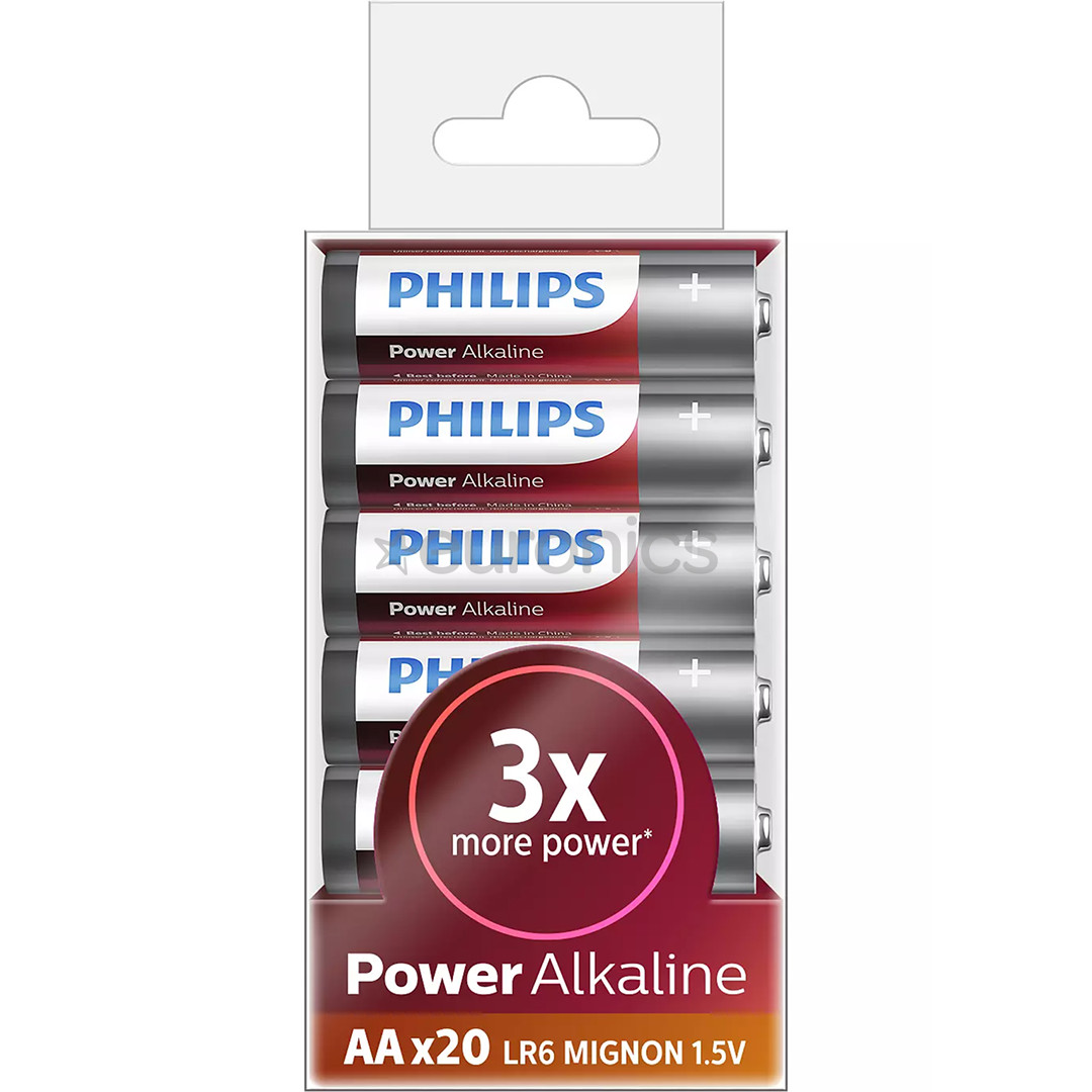 Patarei Philips LR6P AA Power Alkaline (20 tk)