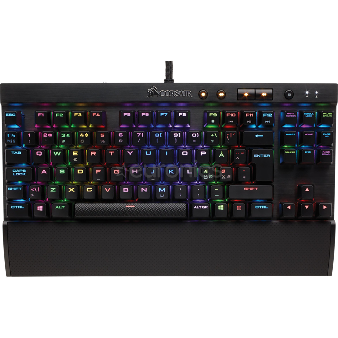 Corsair K65 LUX TKL RGB Cherry MX Red, ENG, black - Keyboard