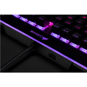 Corsair K95 Platinum XT Cherry MX Speed Silver, ENG, черный - Механическая клавиатура