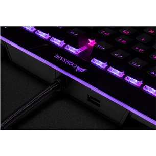 Corsair K95 Platinum XT Cherry MX Speed Silver, ENG, черный - Механическая клавиатура