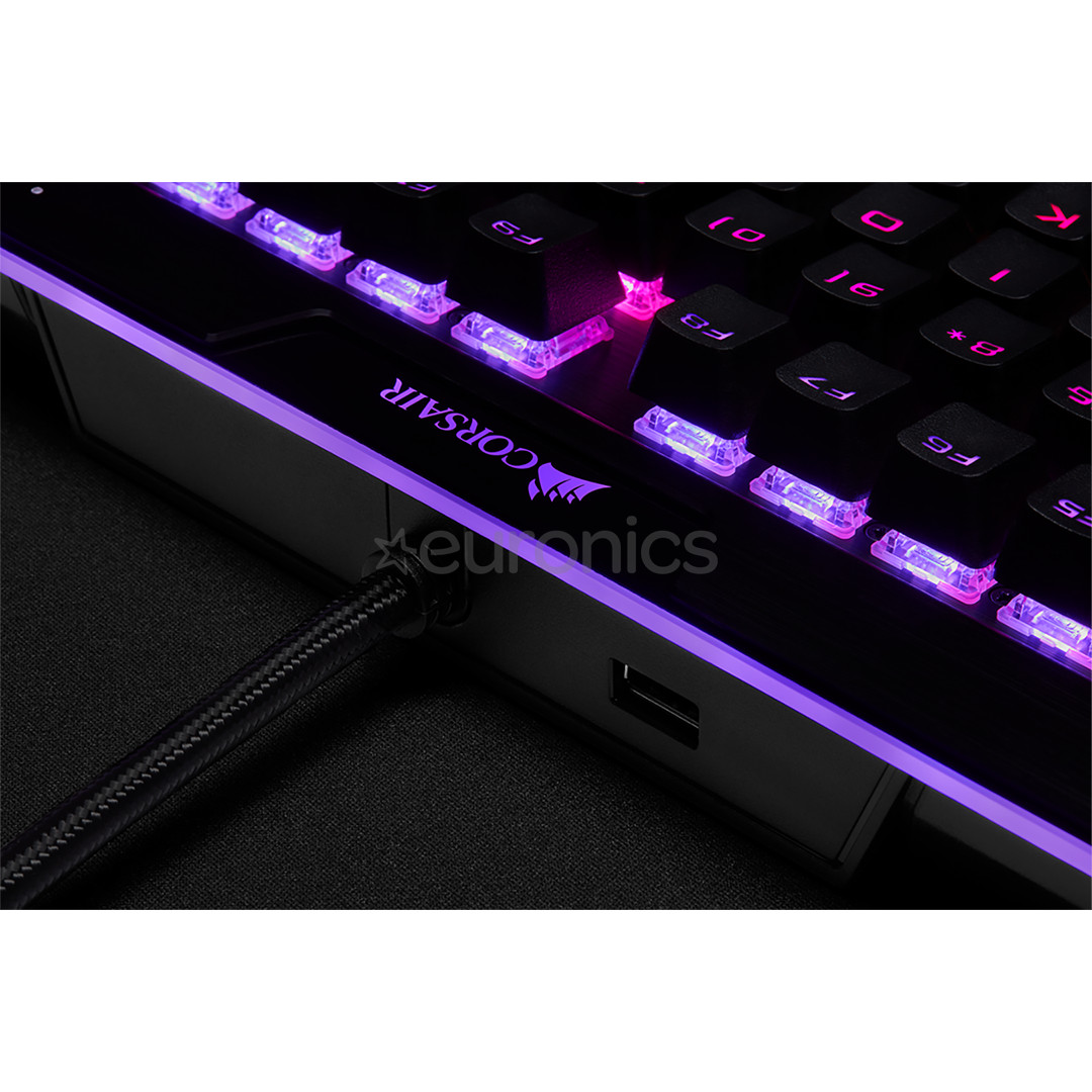 Corsair K95 Platinum XT Cherry MX Speed Silver, ENG, черный - Механическая клавиатура
