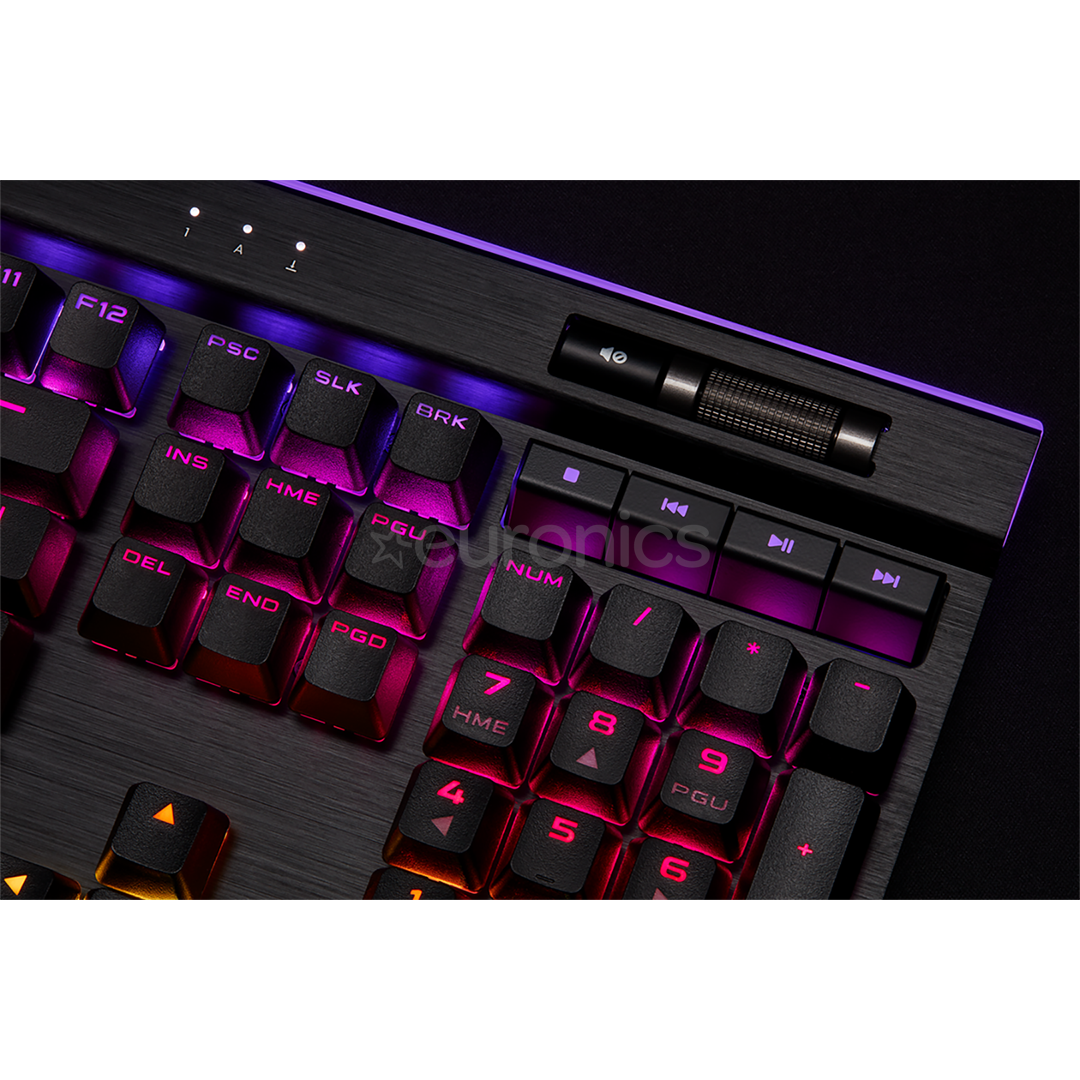 Corsair K95 Platinum XT Cherry MX Speed Silver, ENG, black - Mechanical Keyboard