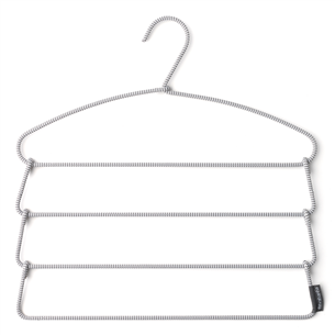 Brabantia, grey - Soft touch trouser hanger