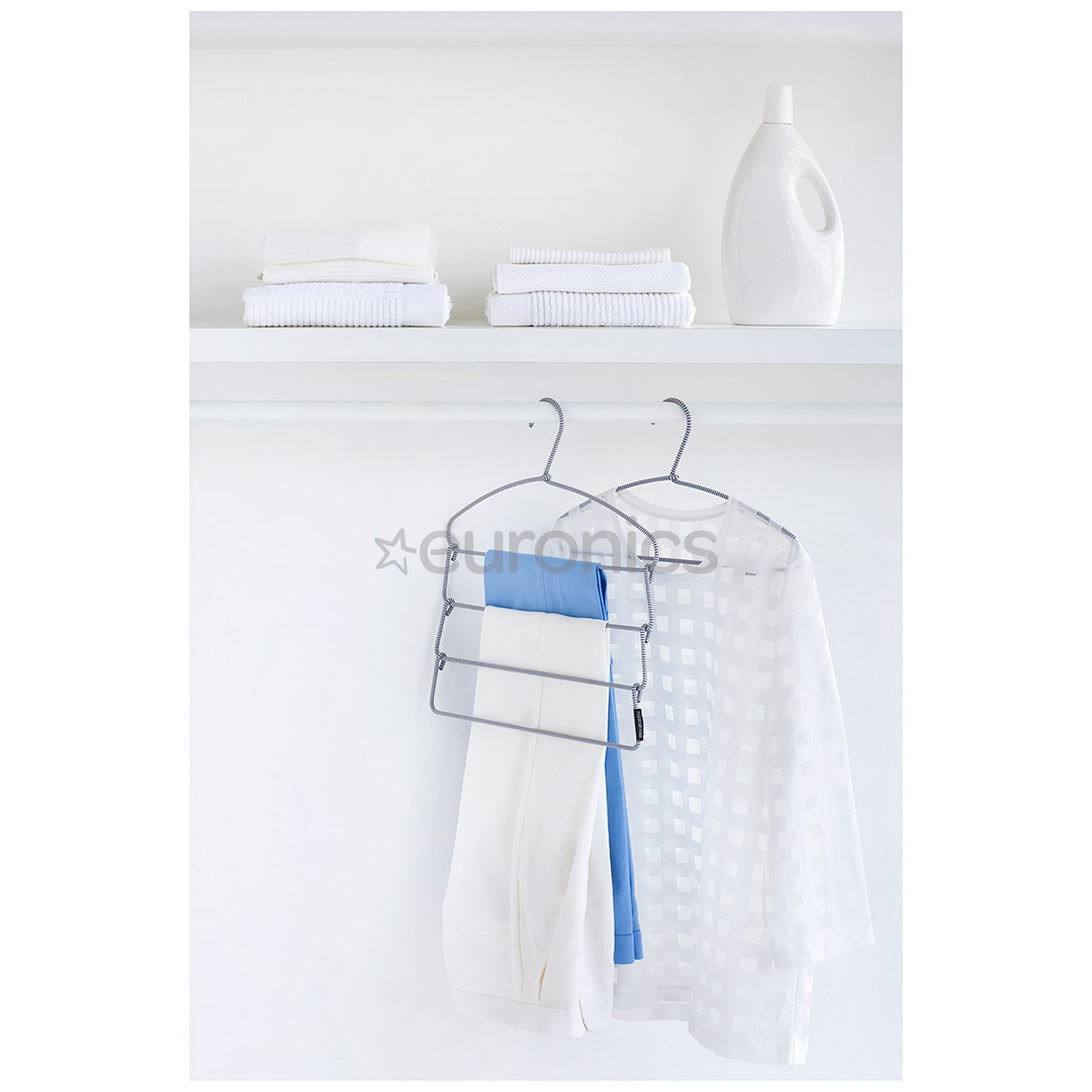 Brabantia, grey - Soft touch trouser hanger