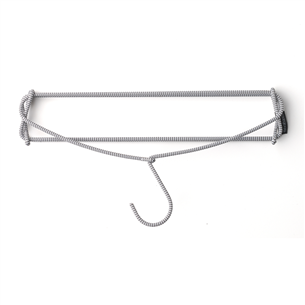 Brabantia, grey - Soft touch trouser hanger