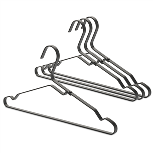 Brabantia, 4 pieces, black - Clothes hanger set 118647