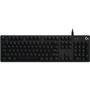 Logitech G512 Carbon Lightsynch, GX Brown, SWE, must - Mehaaniline klaviatuur