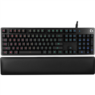 Logitech G513 Carbon Lightsync, GX Brown, SWE, must - Mehaaniline klaviatuur
