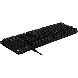 Logitech G513 Carbon Lightsync, GX Brown, SWE, must - Mehaaniline klaviatuur