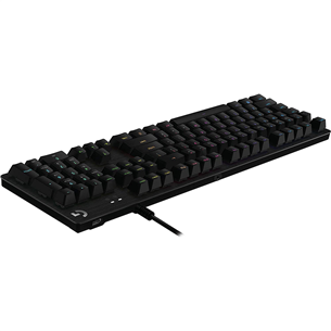 Logitech G513 Carbon Lightsync, GX Brown, SWE, must - Mehaaniline klaviatuur