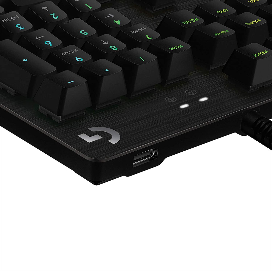 Logitech G512 Carbon Lightsync, GX Red, SWE, black - Mechanical Keyboard