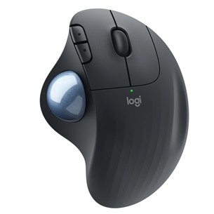 Logitech M575 Ergo Trackball, black - Wireless Optical Mouse 910-005872