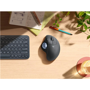 Logitech M575 Ergo Trackball, must - Juhtmevaba optiline hiir