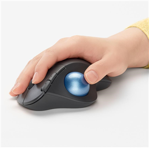 Logitech M575 Ergo Trackball, черный - Беспроводная оптическая мышь