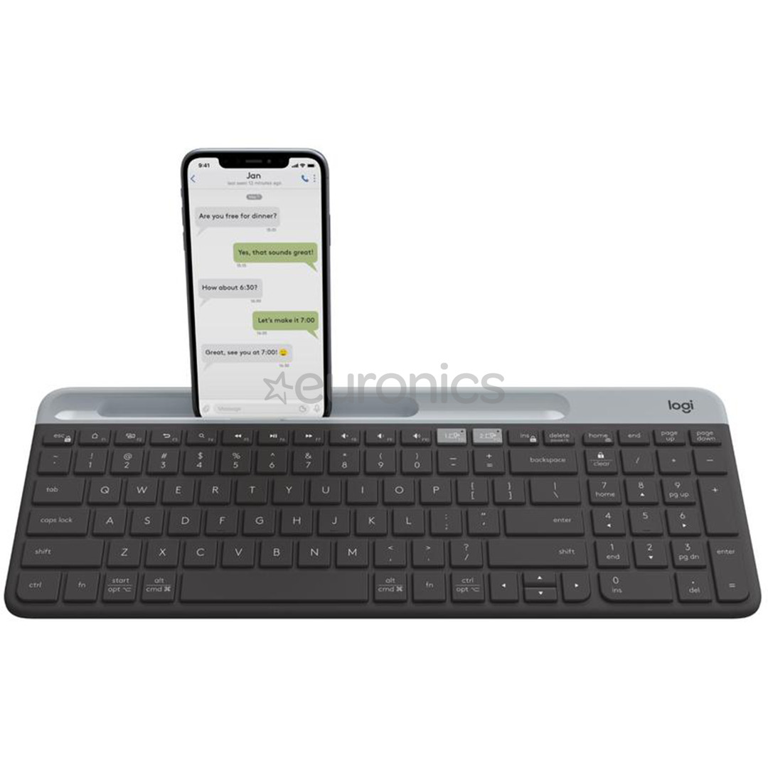 Logitech K580, SWE, hall - Juhtmevaba klaviatuur