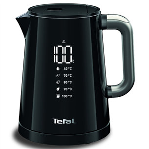 Tefal Smart & Light, pегулировка температуры, 1 л, черный - Чайник