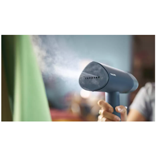 Philips 3000, 1000 W, blue - Handheld garment steamer