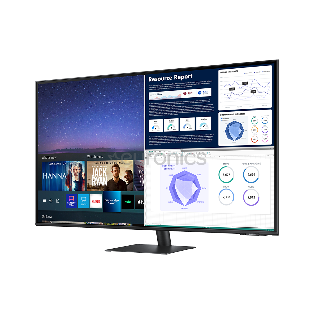43" Ultra HD LED VA monitor Samsung M7