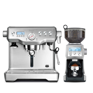 Sage the Dual Boiler + Smart Grinder™ Pro, inox - Espresso machine + coffee grinder