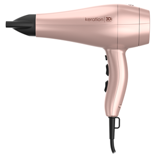 GA.MA Keration 3D Therapy Ultra Ion, 2300 W, pink - Hair dryer