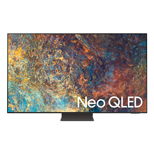 Samsung Neo QLED 4K UHD, 55'', центральная подставка, темно-серый - Телевизор