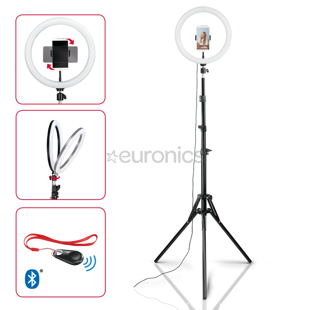 LED Ring light Hama Spotlight Steady 120, 12''