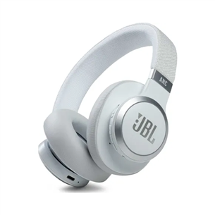 JBL Live 660, белый - Накладные беспроводные наушники